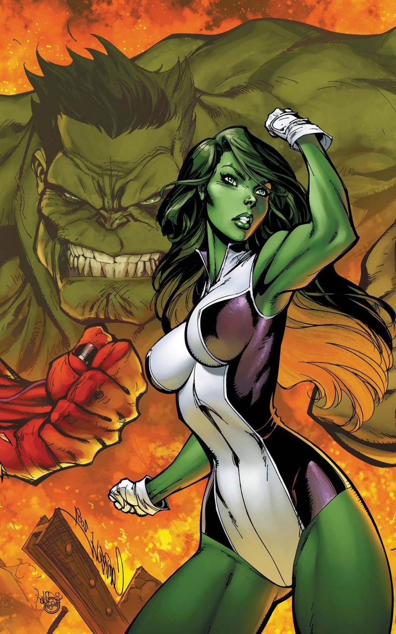 She Hulk Mobile Wallpaper
