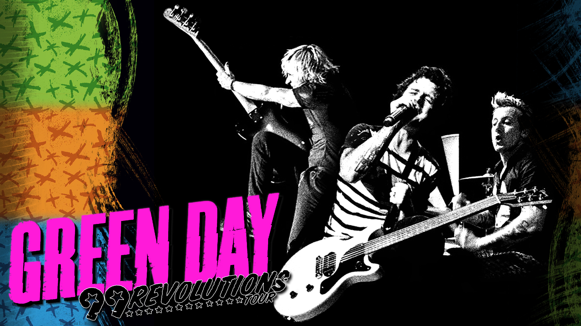 Revolutions Tour Green Day Wallpaper