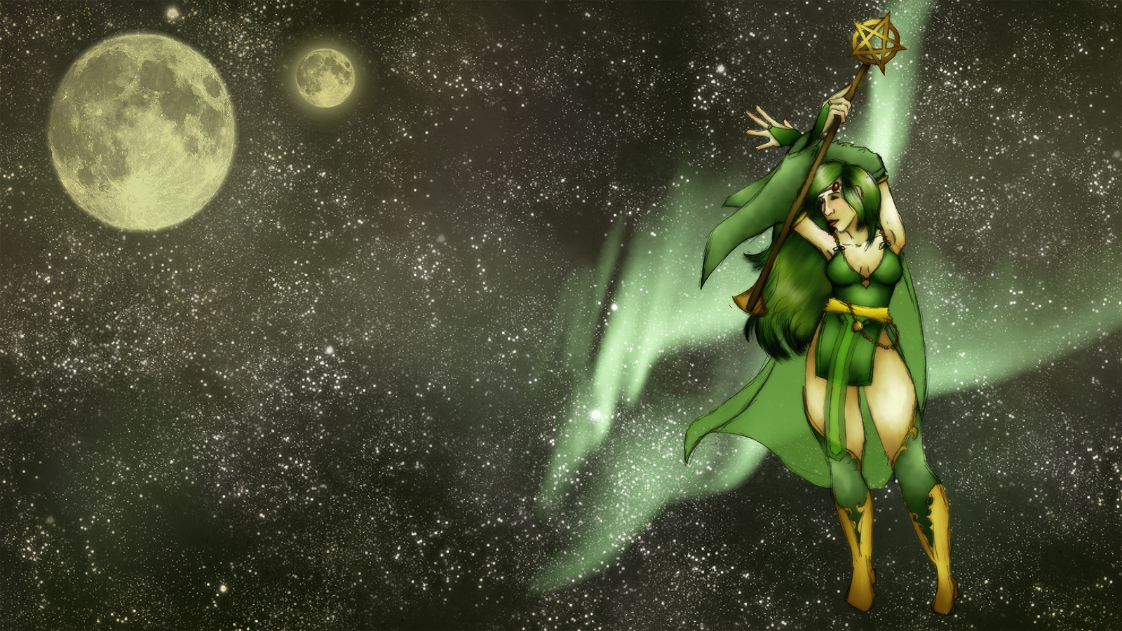 Rydia Wallpaper by TheGeminiSage on