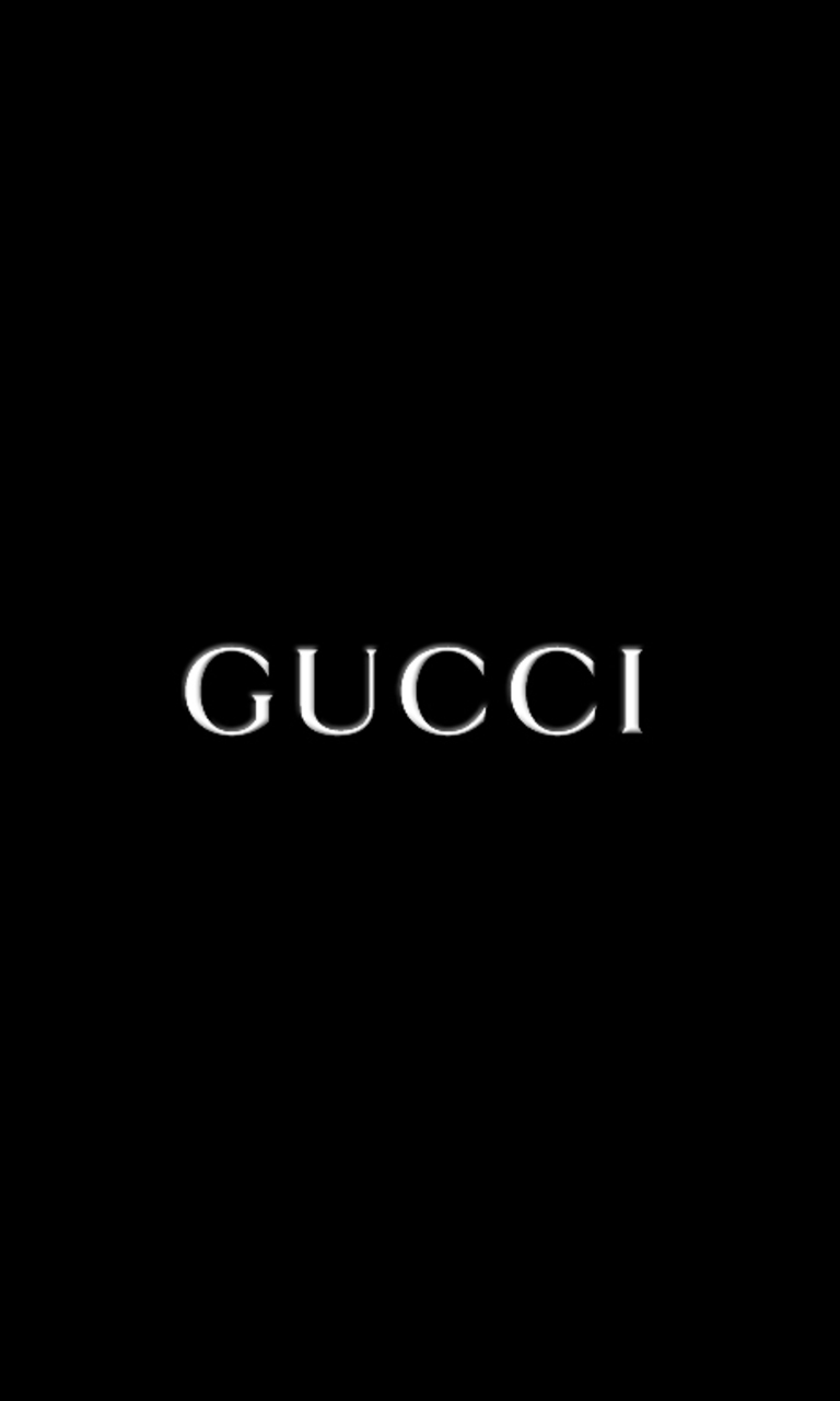 Gucci Logo On Black Wallpaper For Htc Windows Phone 8s