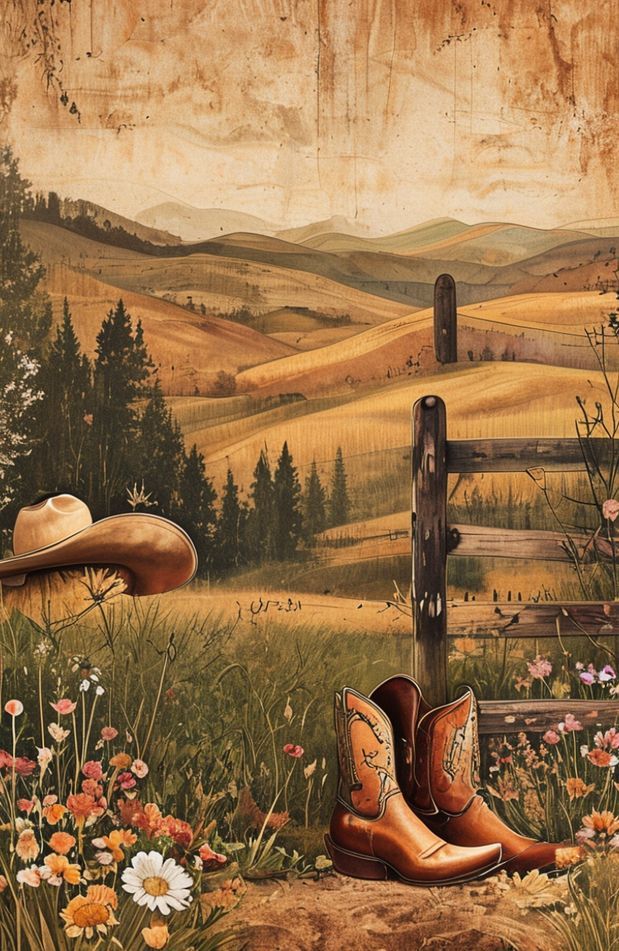 Country Western Wallpaper