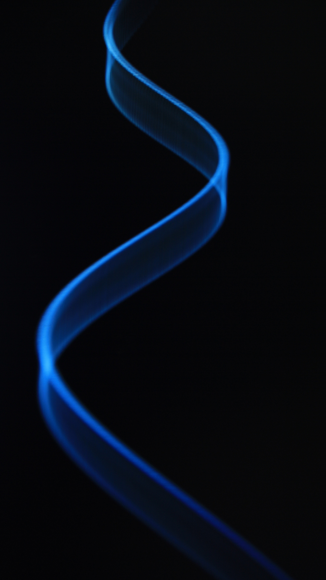 Background With Blue Design On Black For Galaxy S4 In