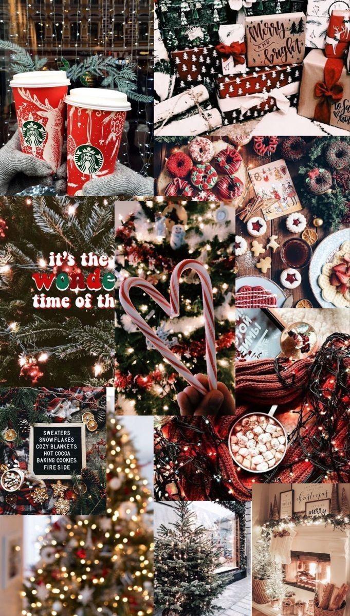 Aesthetic Christmas Wallpaper Christmas collage Christmas