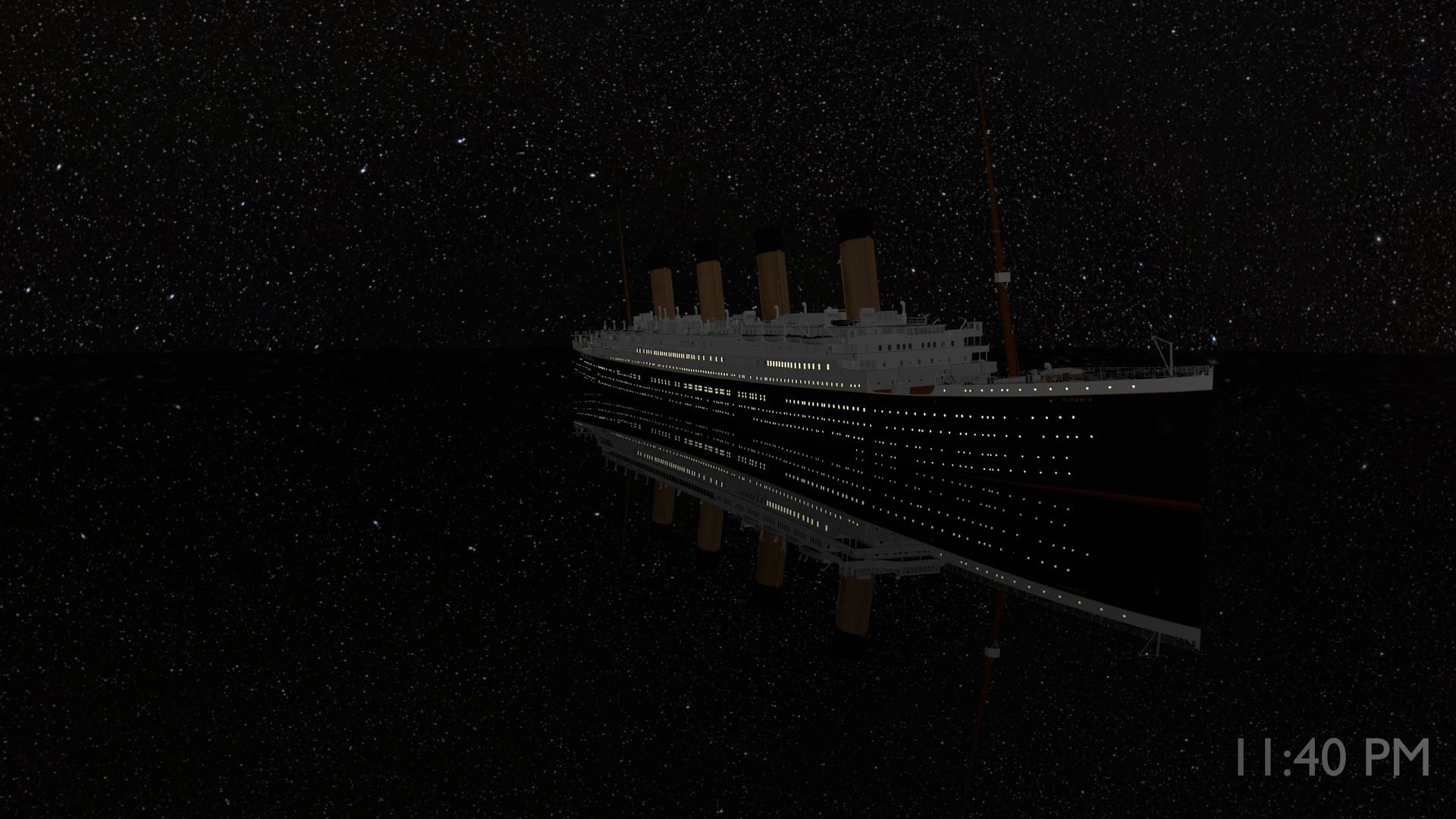 Titanic Sinking Wallpaper Image