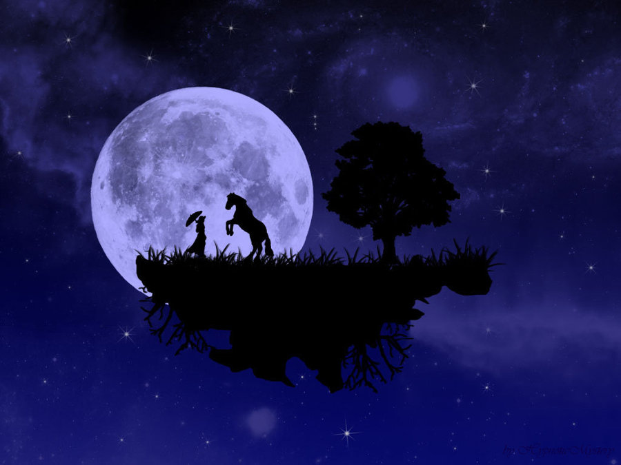 Moon Night Wallpaper by HypnoticMystery on