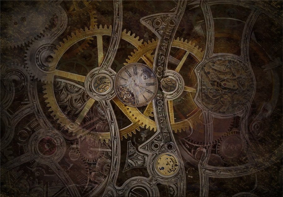 steampunk wallpaper v1 by colgreyis on
