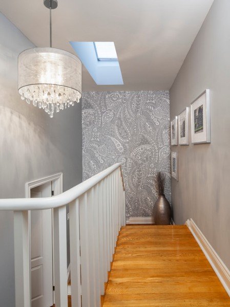 Hallway Wallpaper Beautiful Homes Design Silver