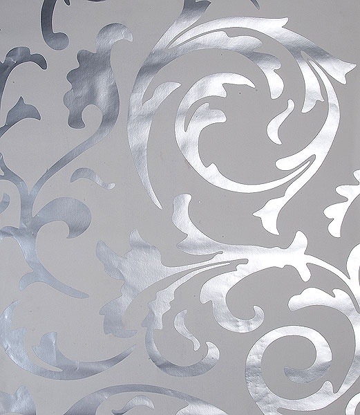 Silver Damask Wallpaper My New House Ideas