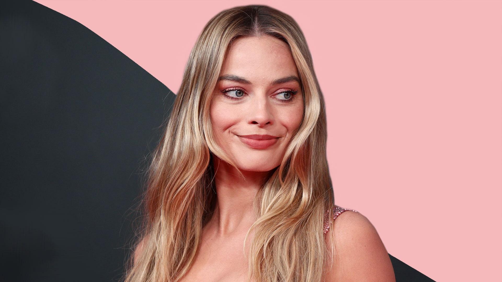 Margot Robbie Trades in a Pink Suit for a Ballerina Dress to