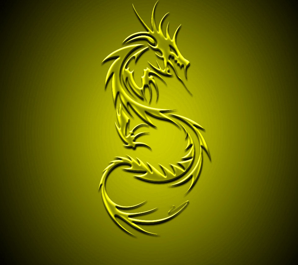 Yellow Dragon Wallpaper Screensaver Pre Id