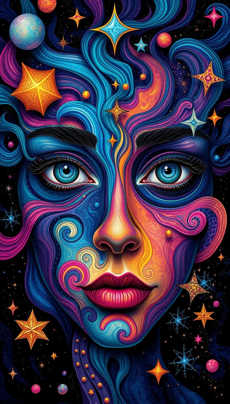 Trippy Face Wallpaper