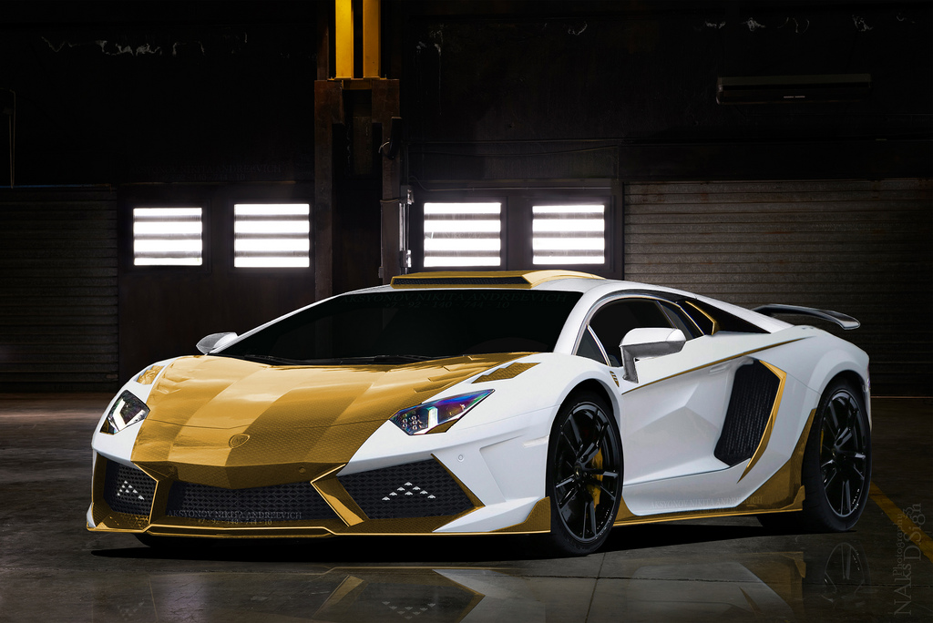 Gold Lamborghini Nomana Bakes