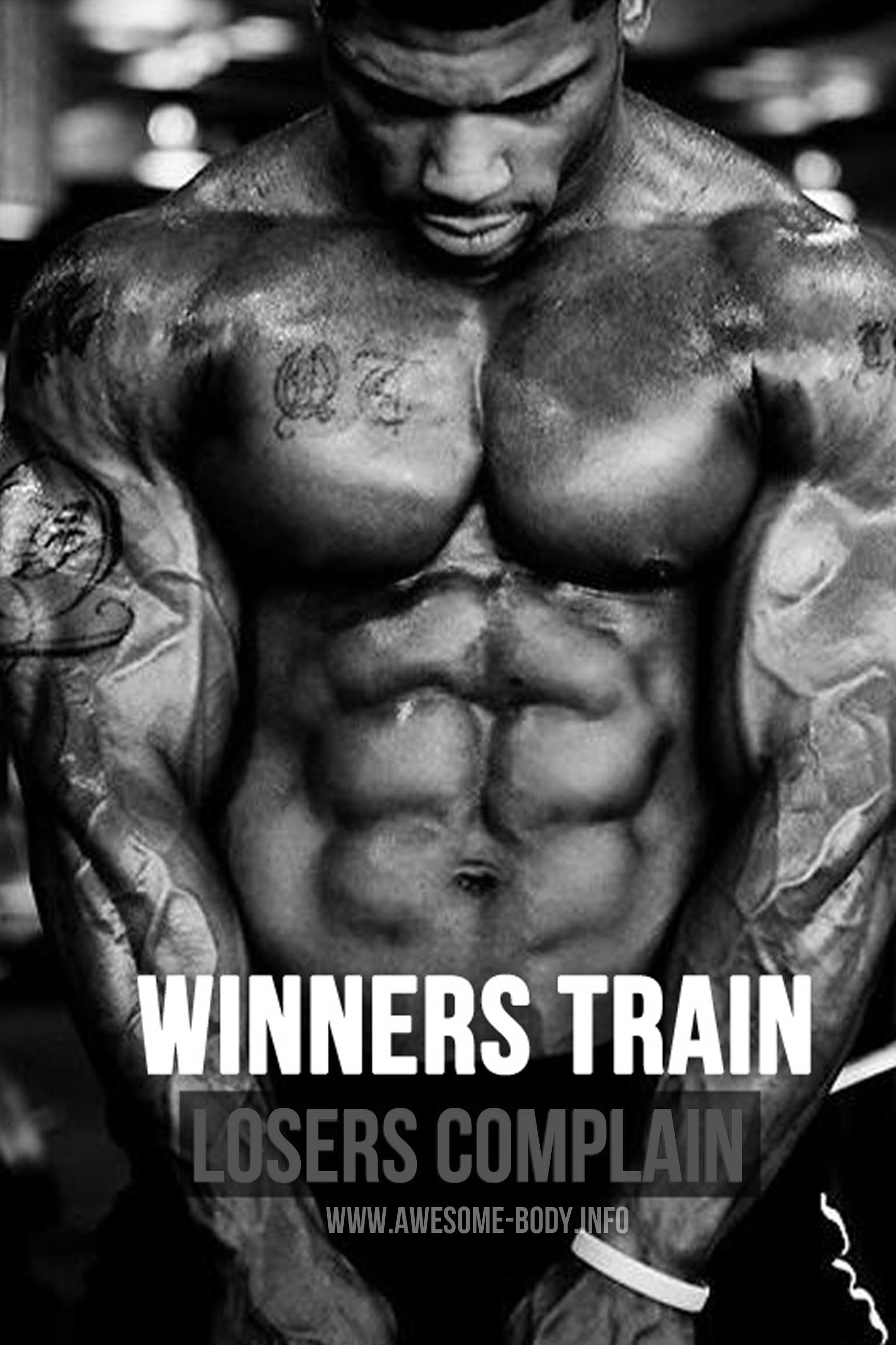 Bodybuilding Motivational Posters Gym Posters   Awesome Body 1728x2592