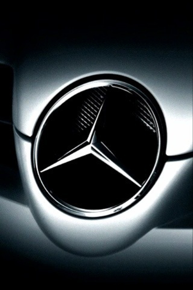 Funmozar Mercedes Benz Logo iPhone Wallpaper