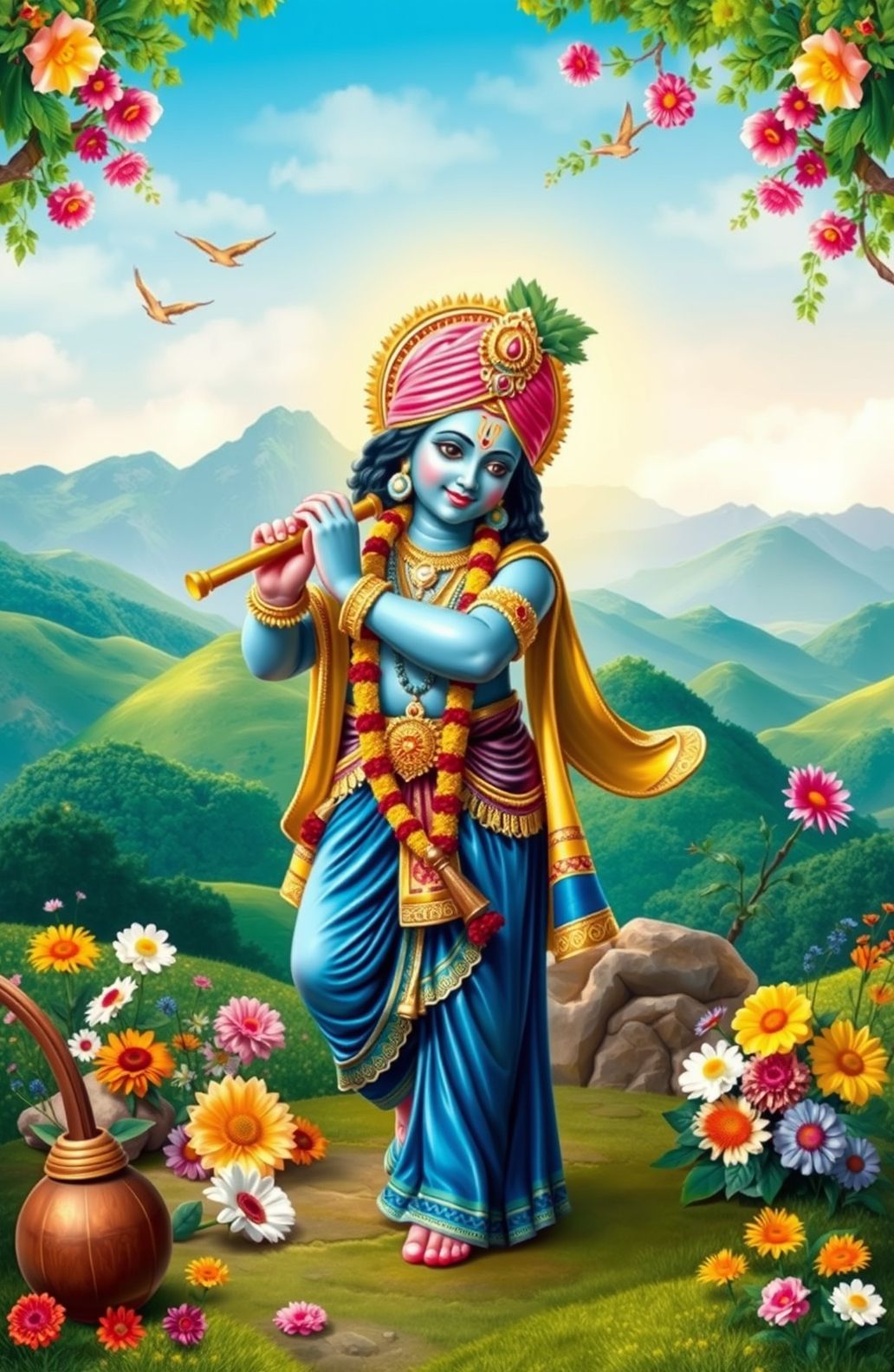 Jai Shri Krishna Wallpaper