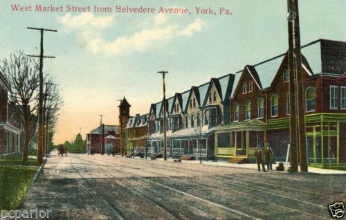 Of West Market Street In York Pa As Seen From Belvedere Ave