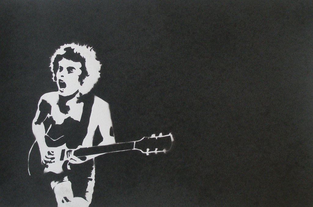 Angus Young Stencil By Jmichelson