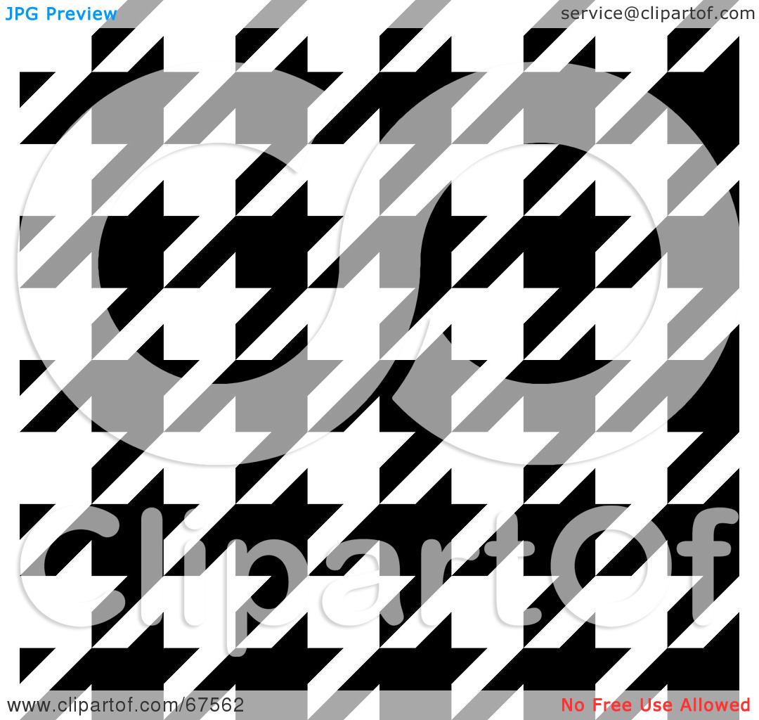 Black And White Houndstooth Patterned Background By Arena Creative