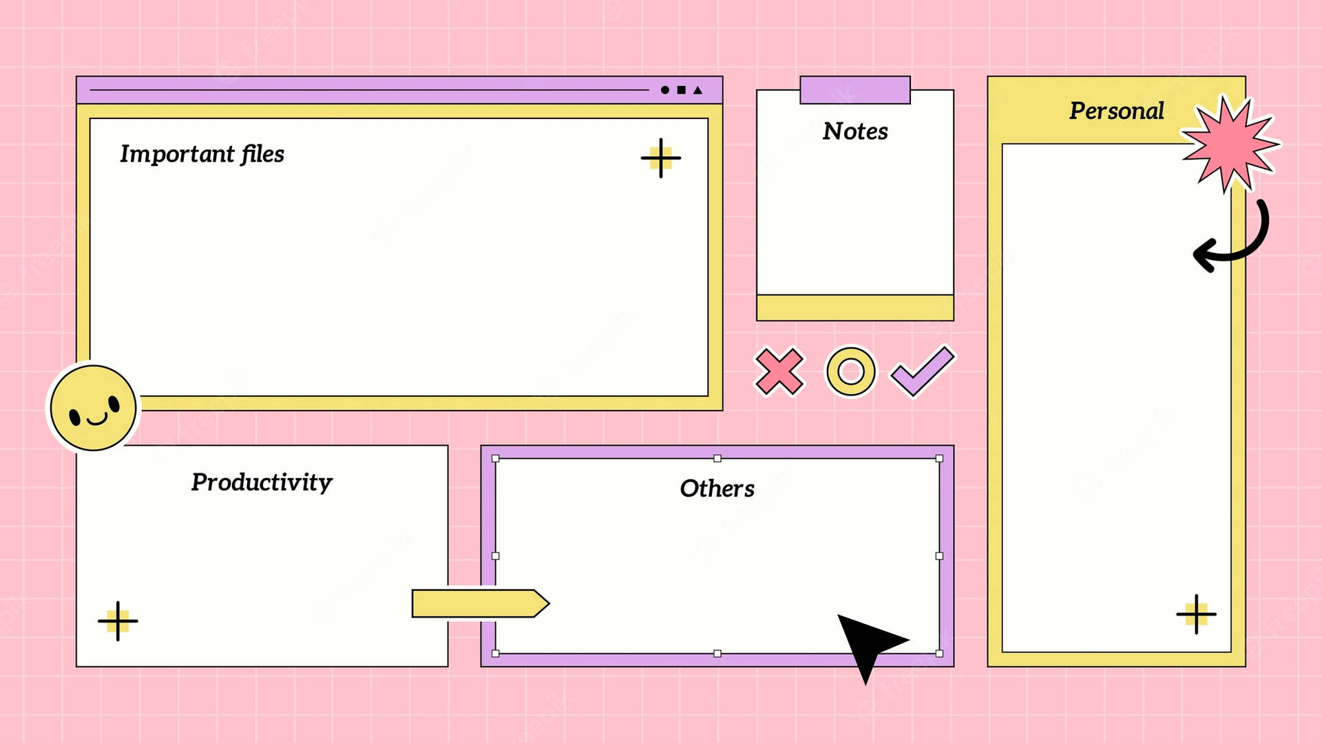 Desktop Organizer Wallpaper