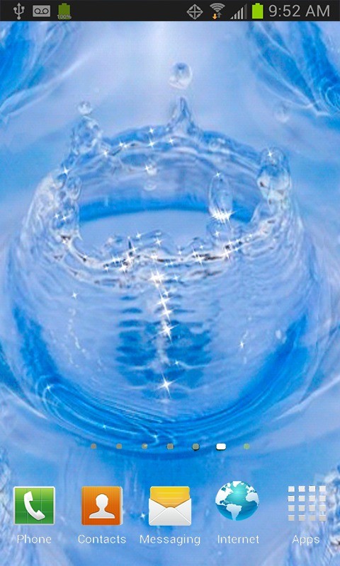 Crystal Water Live Wallpaper Free Android Live Wallpaper download