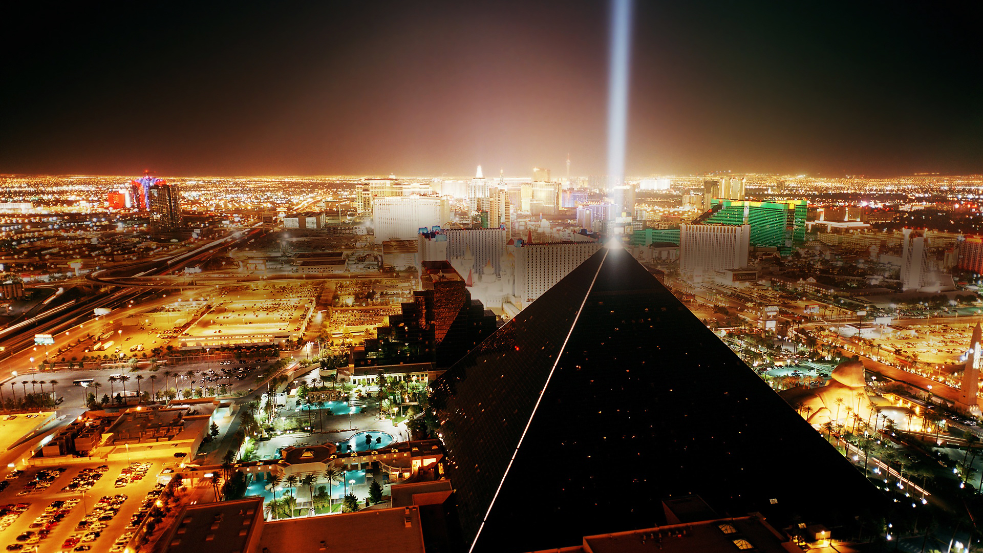 Full HD Wallpaper Luxor Hotel Las Vegas Pyramid Desktop