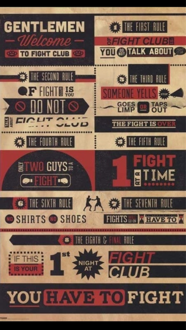 Mma Wallpaper iPhone Fight Club Poster