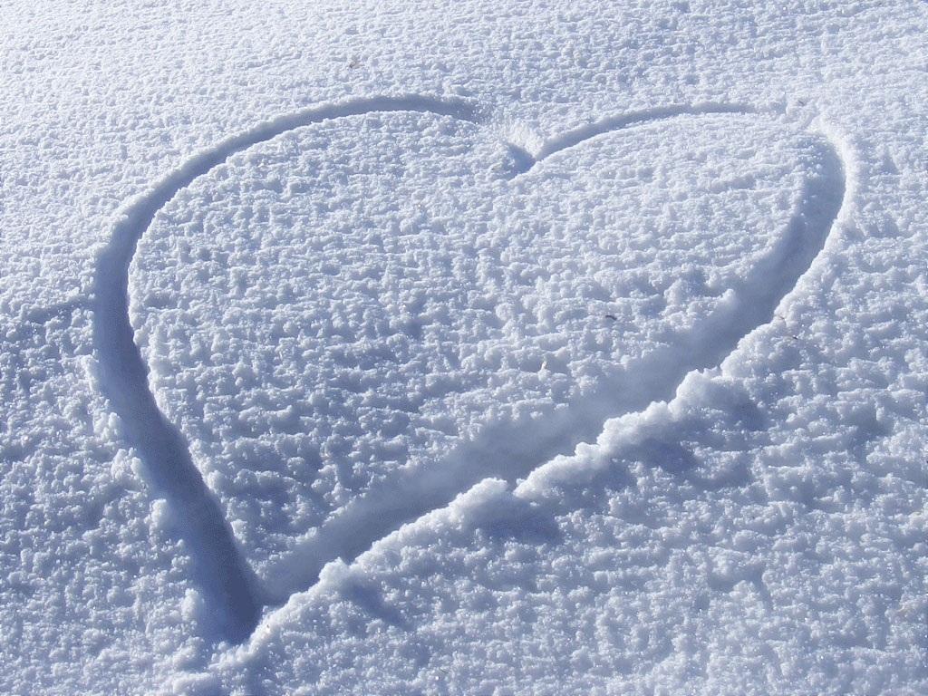 Snow Winter Love Wallpaper