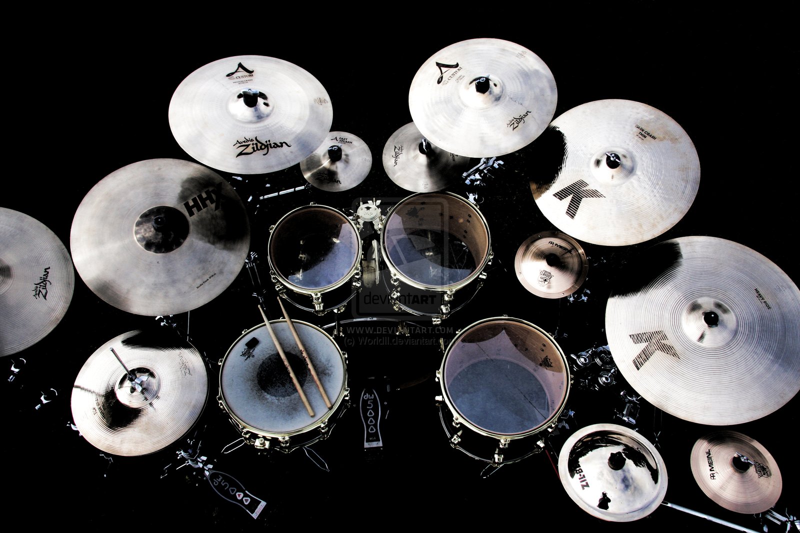 Drummer Wallpaper Black And White The Drum Kit W
