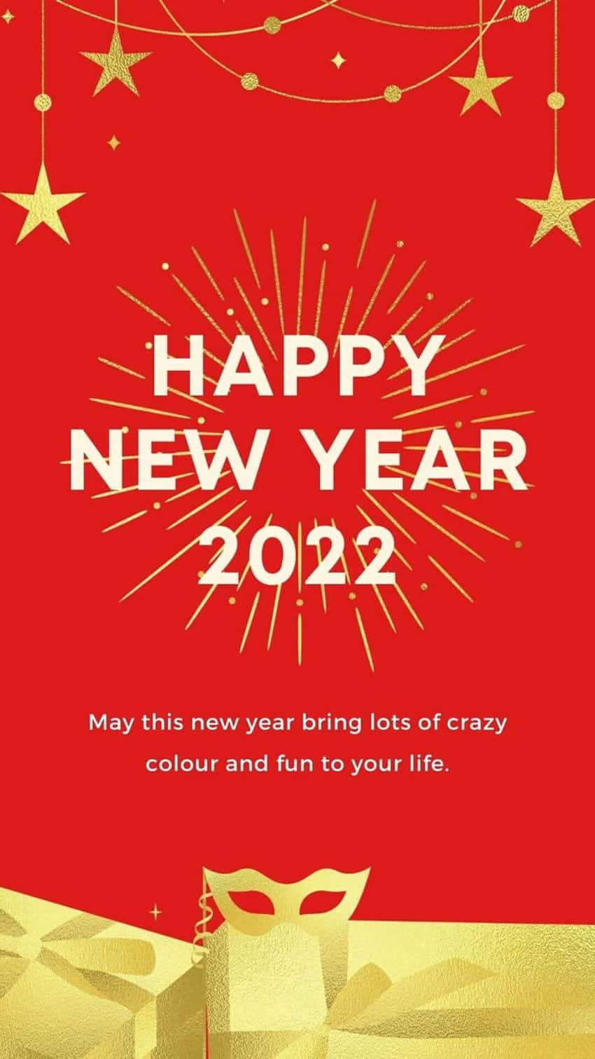 Happy New Year Phone Wallpaper
