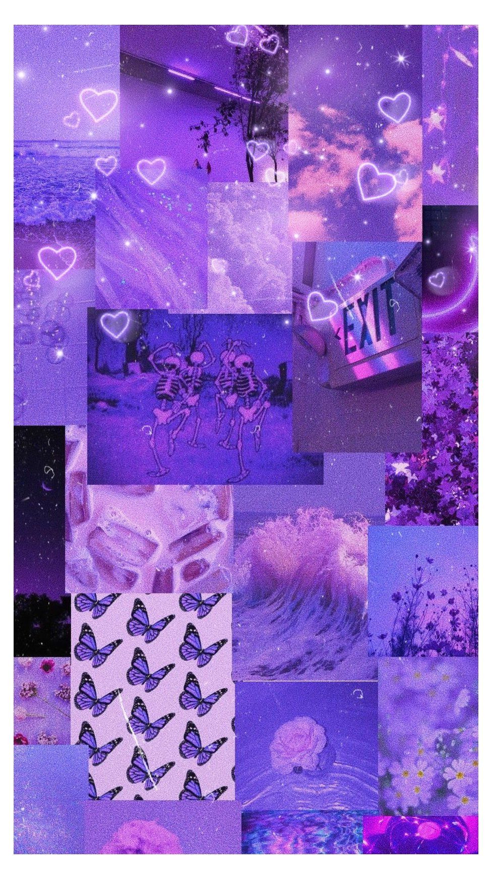 Download Purple Heart Aura Aesthetic Wallpaper  Wallpaperscom