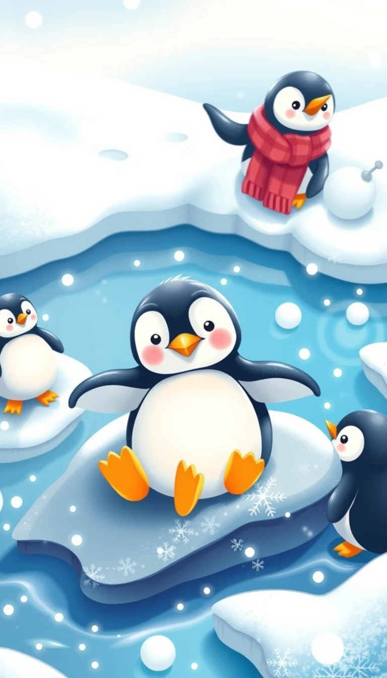Penguin Phone Wallpaper