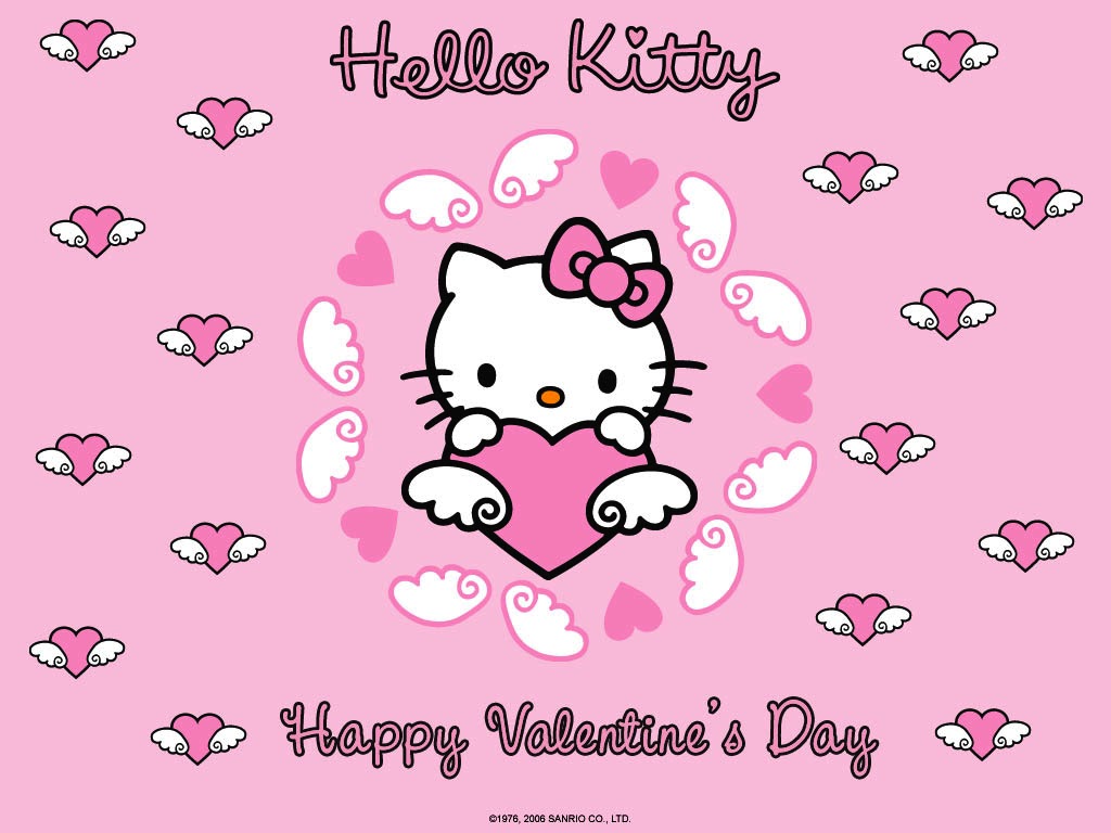Mimmy And Hello Kitty Wallpaper Valentine S Day
