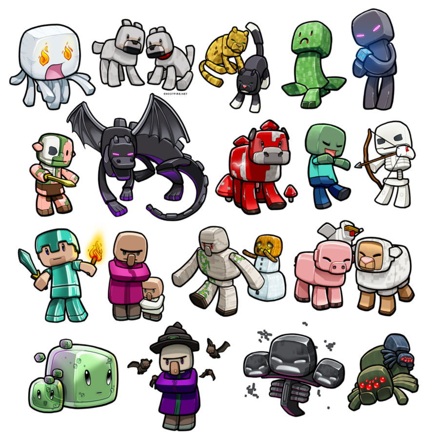 Lil Minecraft Monsters Reboot By Ghostfire