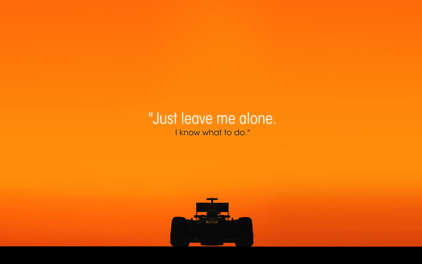 I Made A Wallpaper Of The Just Leave Me Alone Know