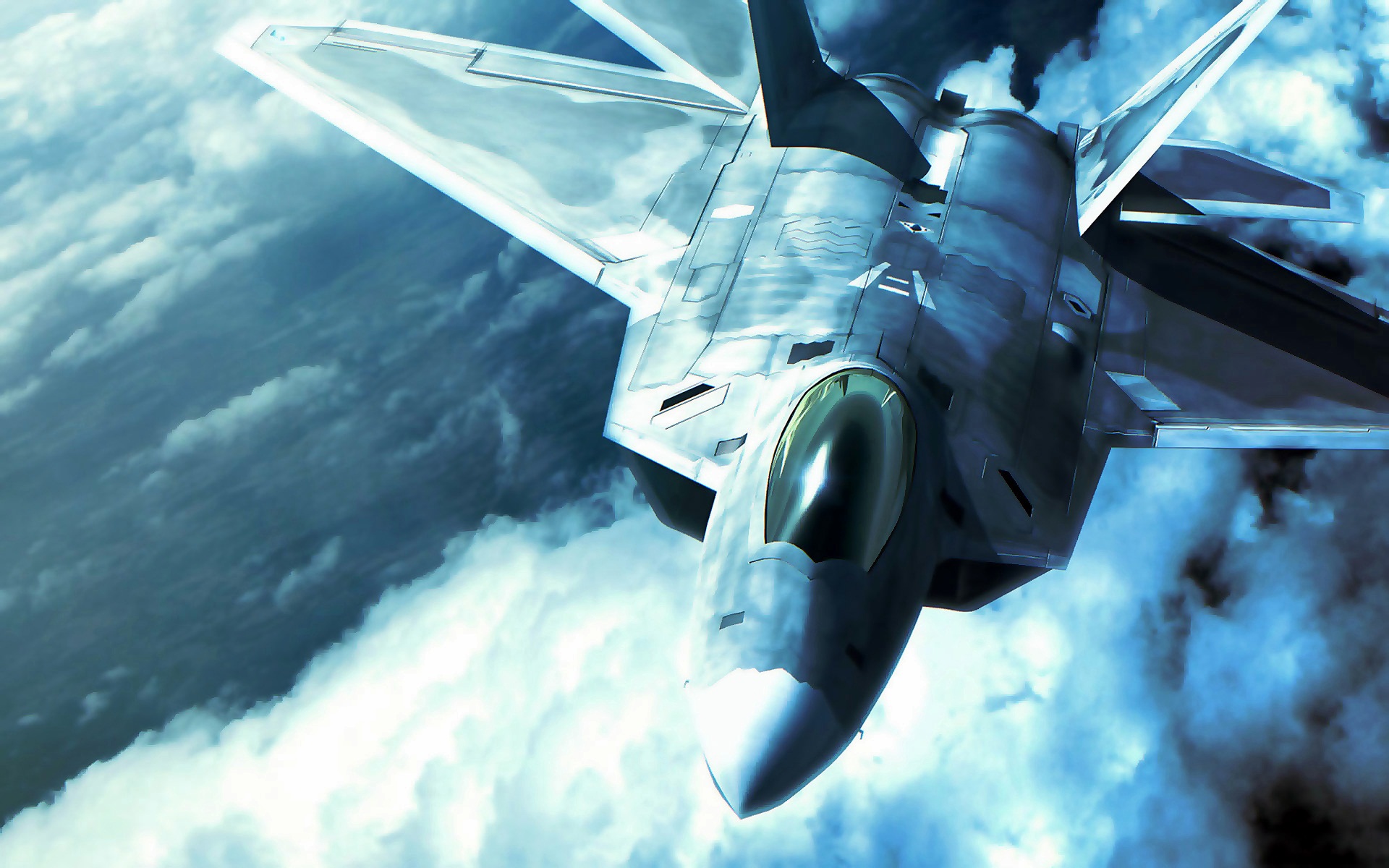 Desktop Wallpaper Lockheed Martin F 22 Raptor In Sky Hd Image Picture  Background Ny Vg4