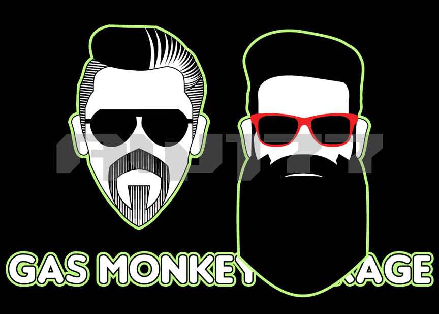 My Submission To The Gas Monkey Garage T Shirt Design Contest I