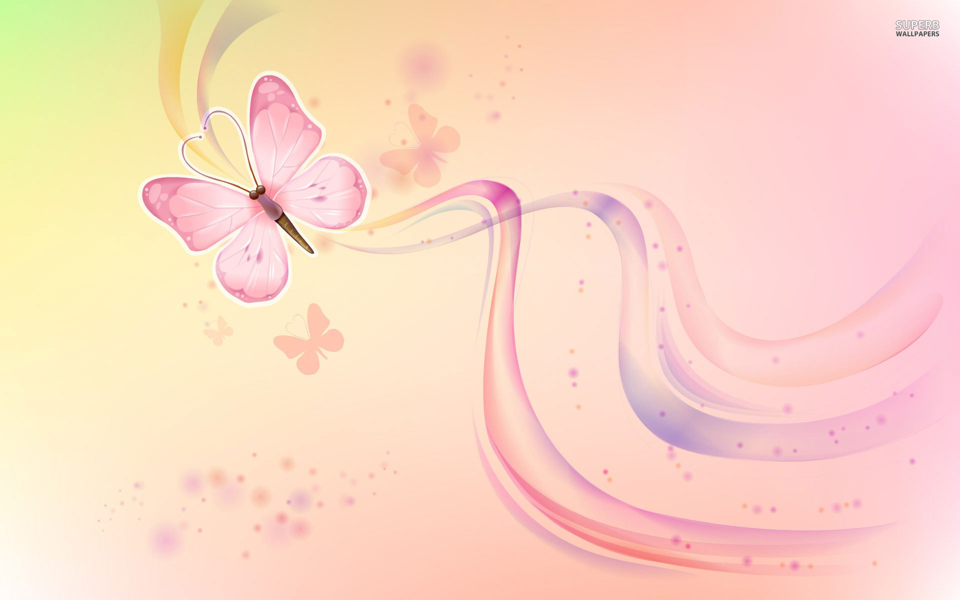 Pics Photos Pink Butterfly Background