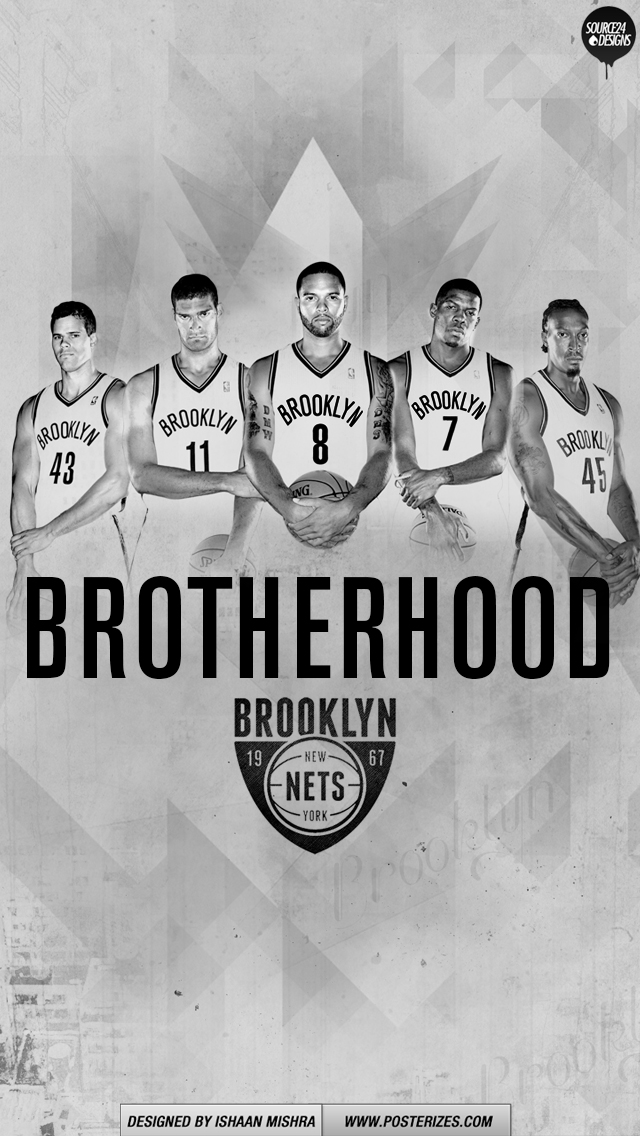 Brooklyn Nets Brotherhood Wallpaper Posterizes NBA