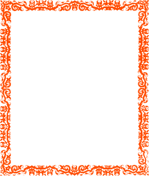 Orange Border Clip Art