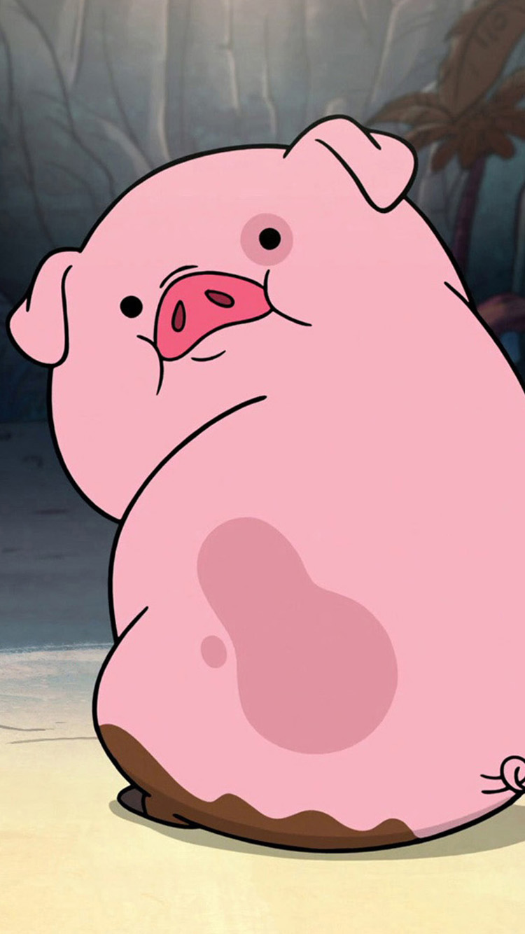 Funny Pig iPhone Wallpaper
