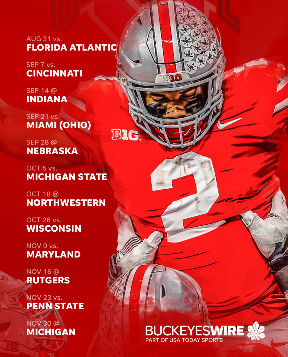 Ohio State Football Schedule Able Wallpaper