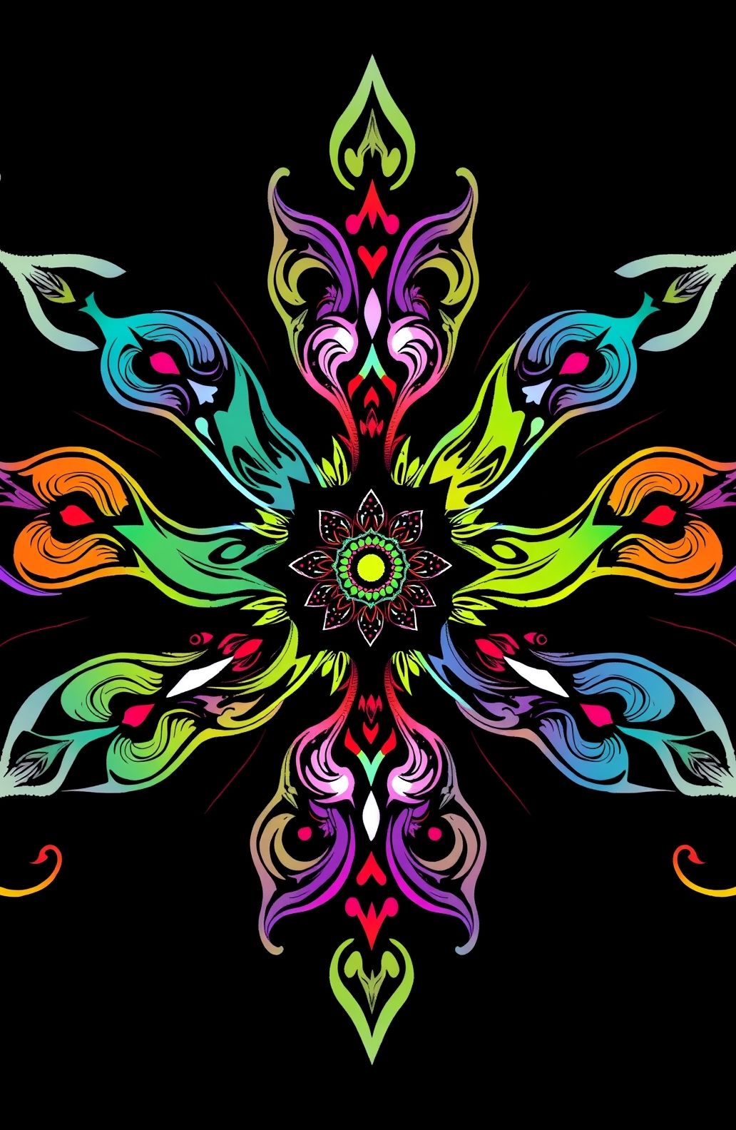 Beautiful Black Background Wallpaper
