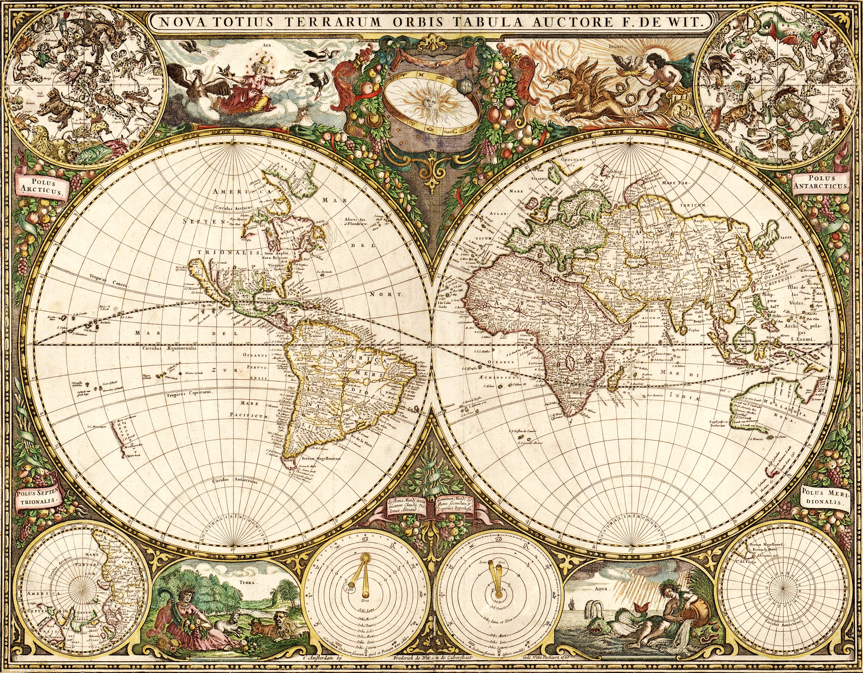 Old World Map Wallpaper httpwwwpic2flycomOldWorldMapWallpaper
