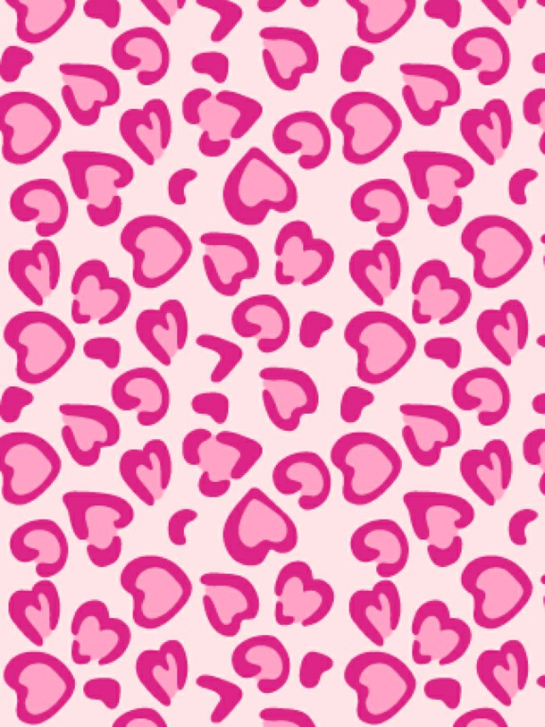 Background Fur Girl Leopard Pink Wall Wallpaper Wild