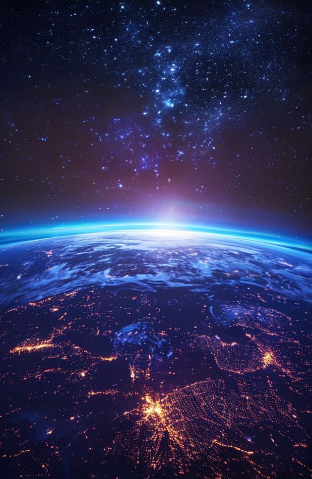 Earth At Night Wallpaper HD