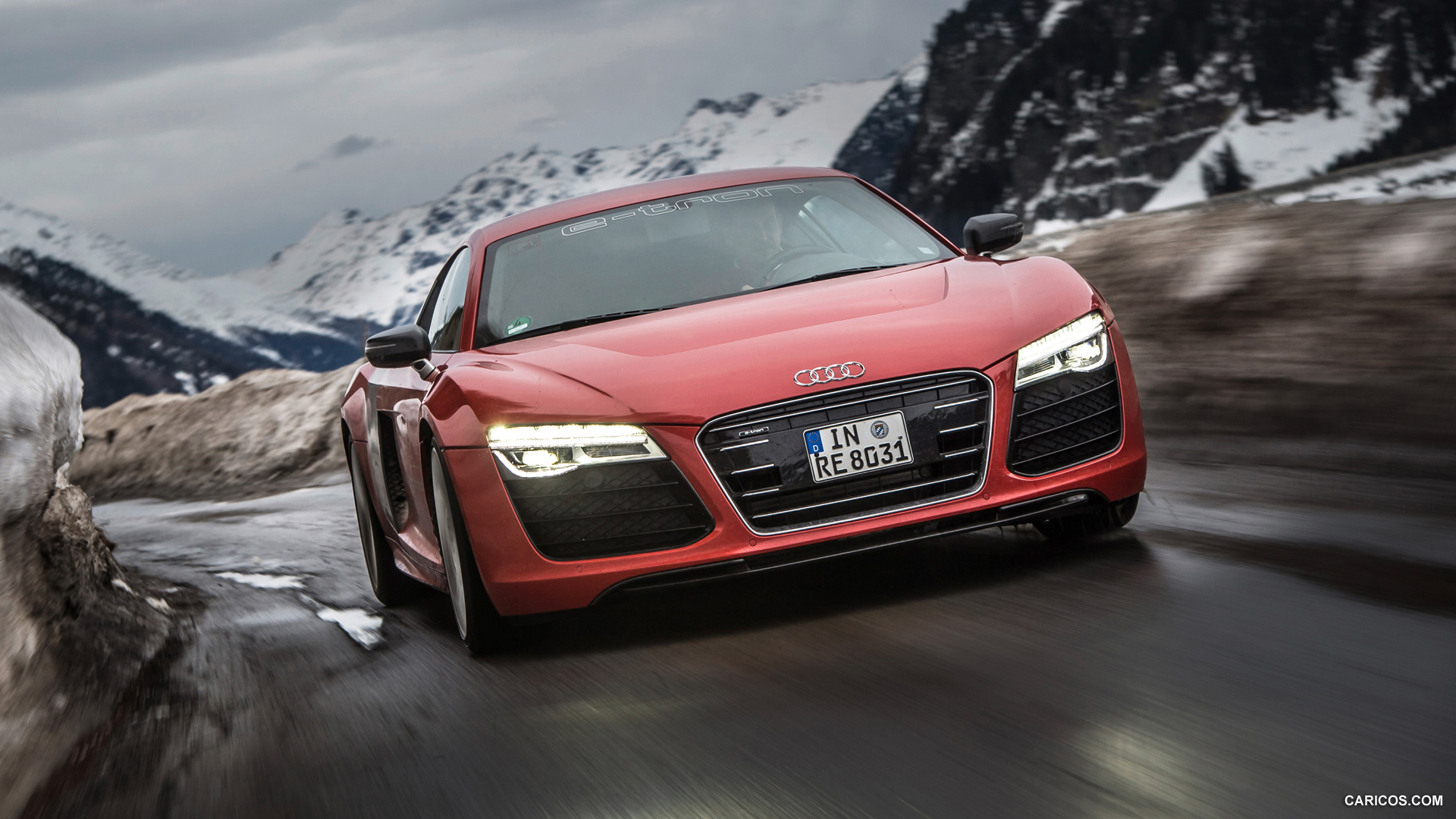 Audi r8 E Tron Front Hd Wallpaper