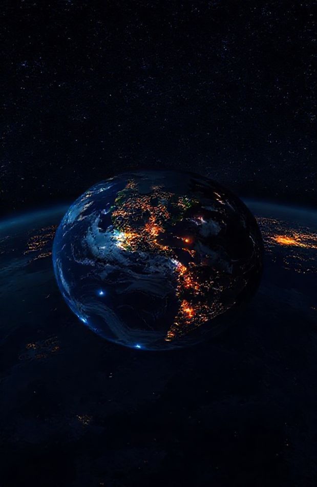 Earth At Night Wallpaper HD