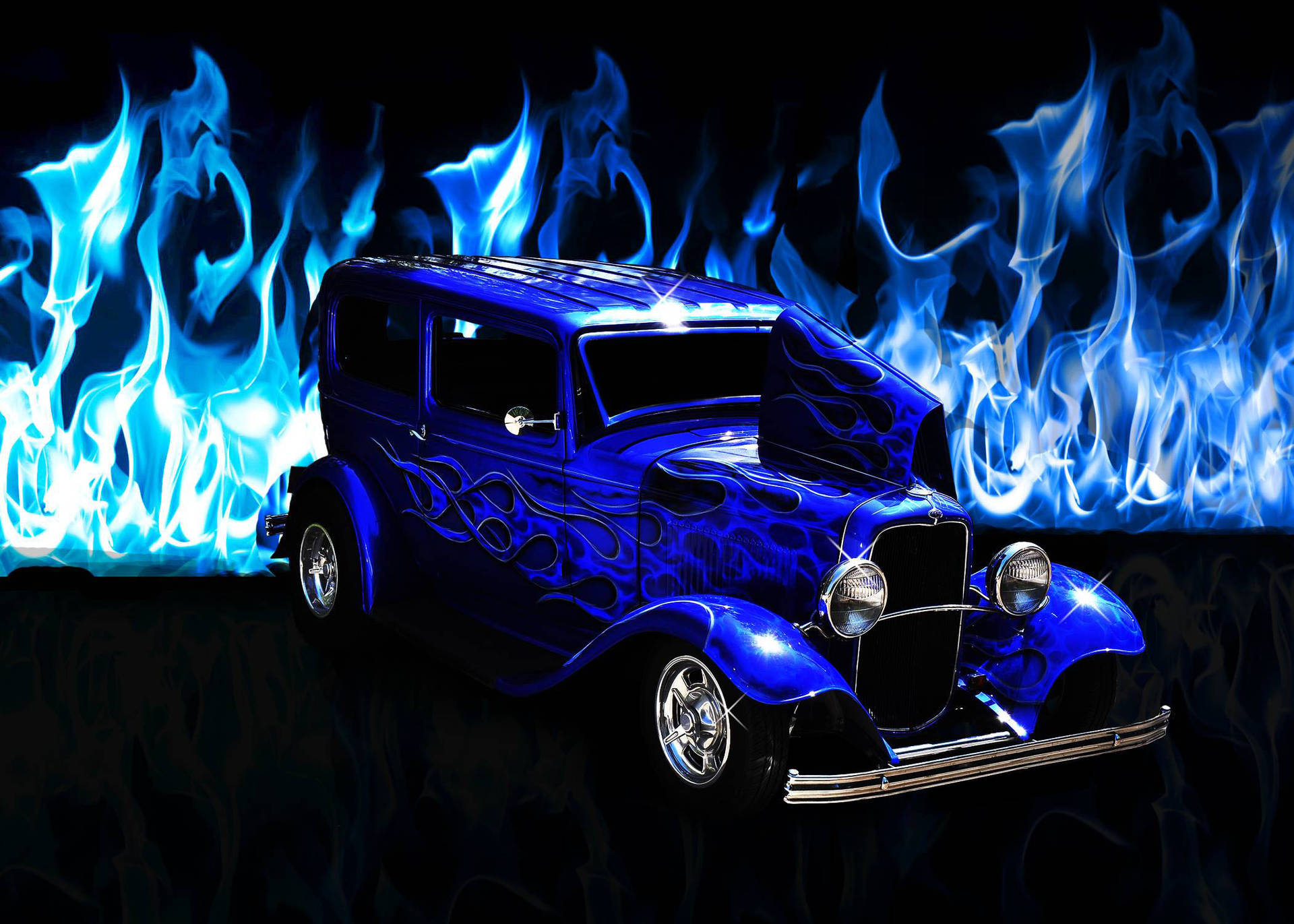 Blue Flame Wallpaper