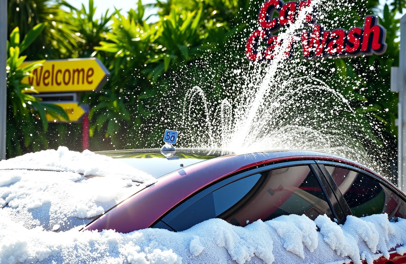 Car Wash Wallpaper