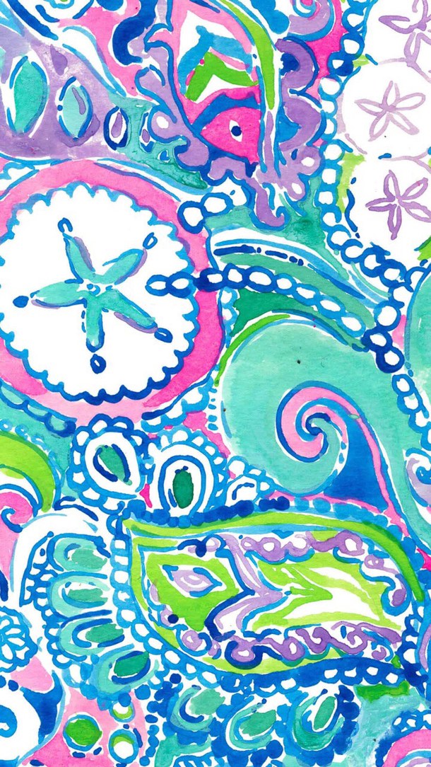 iPhone Wallpaper Lilly Pulitzer Style